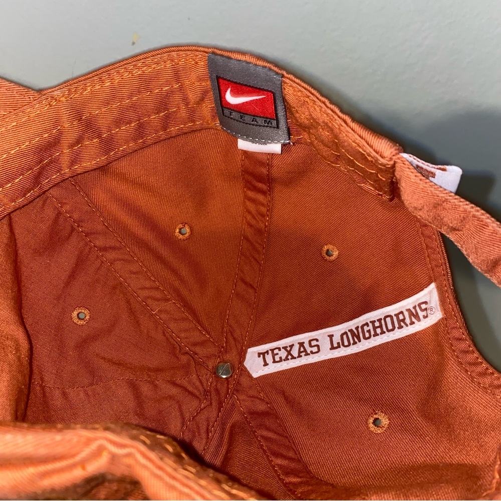 Y2k Nike Texas Longhorns Orange Cap View 2